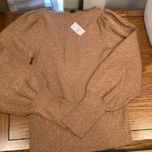 NWT gorgeous copper Ann Taylor sweater